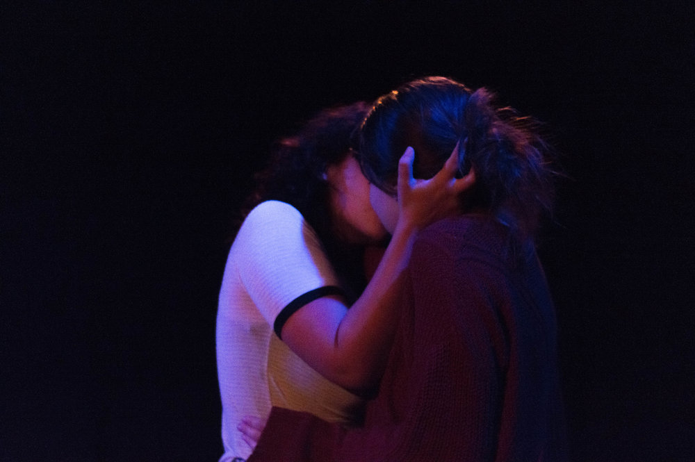 The first kiss. Photo: Dante Haughton '19