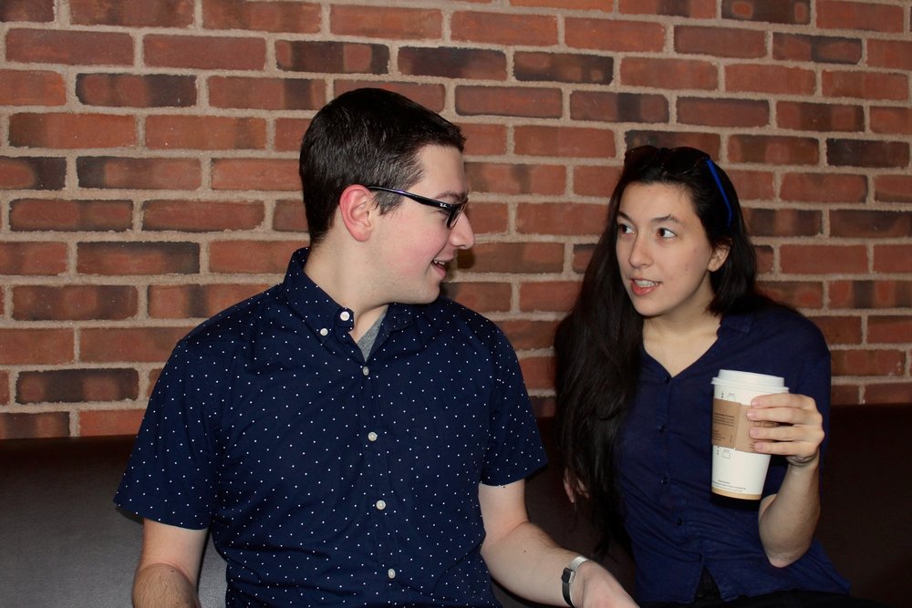 Billy Winter '18 and Rebecca Rovezzi '18. Photo: Caity Cook '18